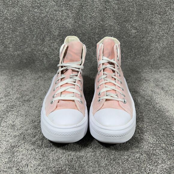 Converse CT All Star Move Hi Top A03544C Women’s Size 9 Flamingo Platform Shoes - Picture 3 of 14